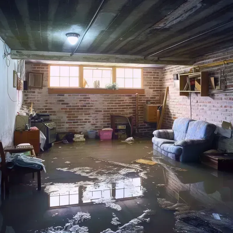 Flooded Basement Cleanup in Okauchee Lake, WI